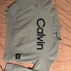 Calvin Klein Tan Crew Neck Sweater